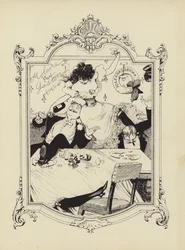 Karikatur aus Memoires d